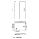 Душевой уголок WasserKRAFT Alme 140х80 см 15R35