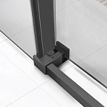 Душевая дверь Vincea Slim Soft VDS-1SS120CLGM, 1200, вороненая сталь, стекло прозрачное