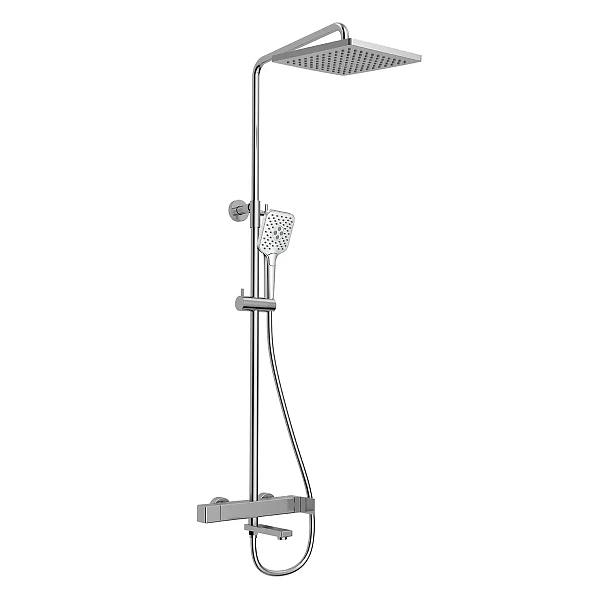 Душевая стойка Vincea Cube VSFS-1C1CH с изливом, хром