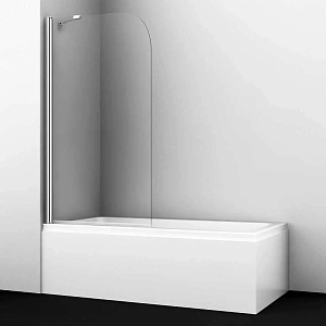 Стеклянная шторка для ванны WasserKRAFT Leine 80х140 см 35P01-80 Fixed