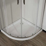 Душевой уголок Vincea City VSQ-5CT800CL, 800*800, хром, стекло прозрачное