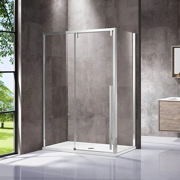 Душевой уголок Vincea Lugano VSR-1L8012CL-1, 1200*800, хром, стекло прозрачное