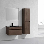 Тумба под раковину Vincea Chiara 800 подвесная, 1 выкатной ящик soft-close, R.Oak
