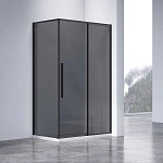 Душевой уголок Vincea Slim-N VSR-4SN8012CGB, 1200*800, черный, стекло тонированное