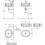 Накладная раковина Kerama Marazzi Vento VE.wb.50\WHT
