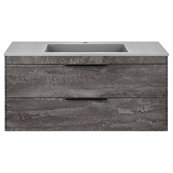 Тумба под раковину Vincea Chiara 2D 1000 подвесная, 2 выкатных ящика soft-close, G.Stone