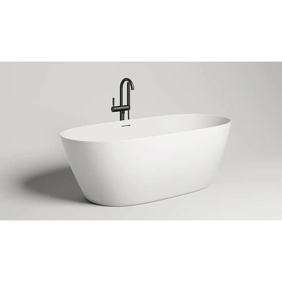 Ванна из искусственного камня Salini Sofia S-Stone 165х75, белая матовая, 102521M