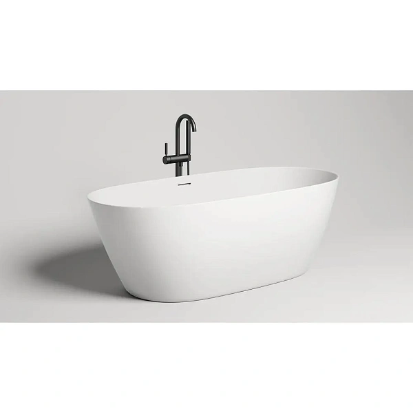 Ванна из искусственного камня Salini Sofia S-Stone 165х75, белая матовая, 102521M