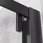 Душевой уголок Vincea с поворотной дверью Stile VSS-2ST9090CLB-R, 900*900, черный, стекло прозрачное, правый