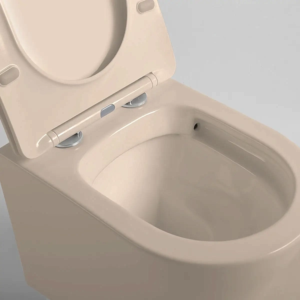 Унитаз подвесной Vincea Piatti VT1-11SMC, цвет капучино матовый, ультратонкое soft-close сиденье
