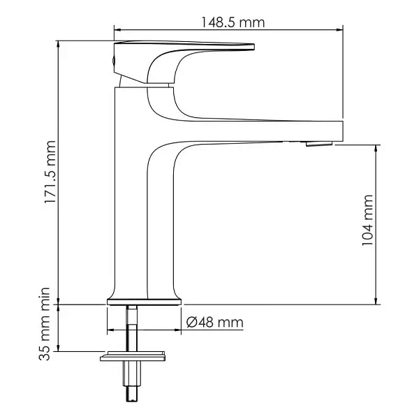 Смеситель для раковины WasserKRAFT Spree 1403