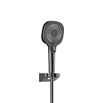 Душевая стойка Vincea Inspire VSFS-3I13TGM термостатическая с изливом, вороненая сталь