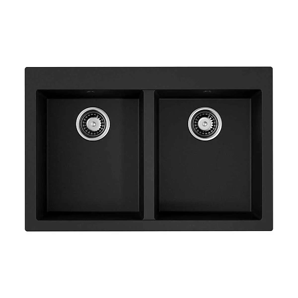 Omoikiri Bosen 80-2-BL Tetogranit/черный