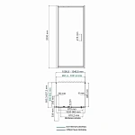 Душевой уголок WasserKRAFT Salm 100х90 см 27I41