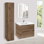 Тумба под раковину Vincea Mia 650 подвесная, 2 выкатных ящика soft close, V.Oak