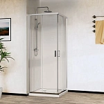 Душевой уголок Vincea City VSS-5CT9010CL, 1000*900, хром, стекло прозрачное