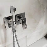 Встраиваемый смеситель с гигиеническим душем WasserKRAFT Aller 10638
