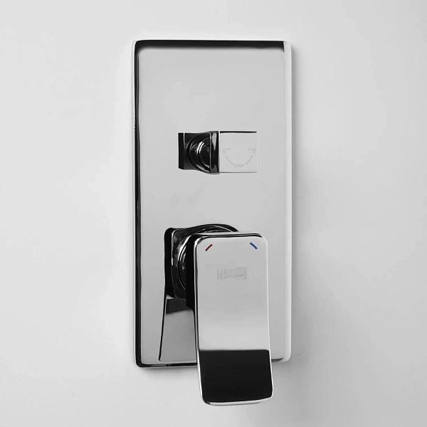 Встраиваемый смеситель для ванны и душа WasserKRAFT Aller 10641