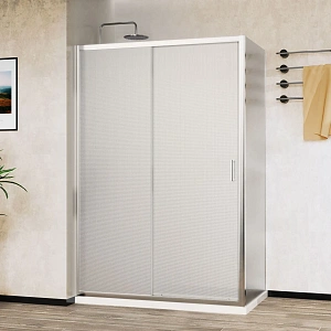 Душевой уголок Vincea City VSR-5CT9012MT, 1200*900, хром, стекло текстурное