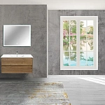 Тумба под раковину Vincea Gio 100 подвесная, 2 выкатных ящика soft-close, T.Oak