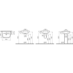 Раковина VITRA S20 5502B003-0001, 55 см