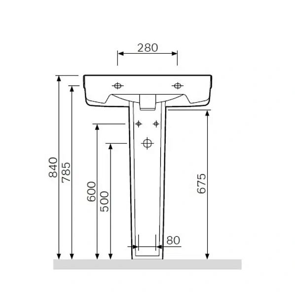 Пьедестал AM.PM Bliss L C534910WH