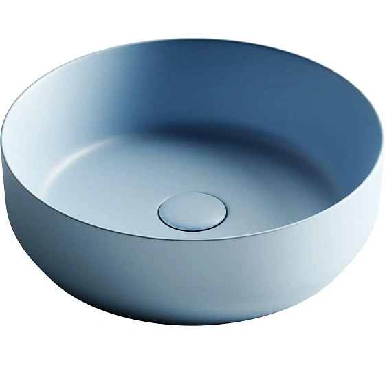 Накладная раковина Ceramica Nova Element CN6022ML, 39 см, матовый голубой