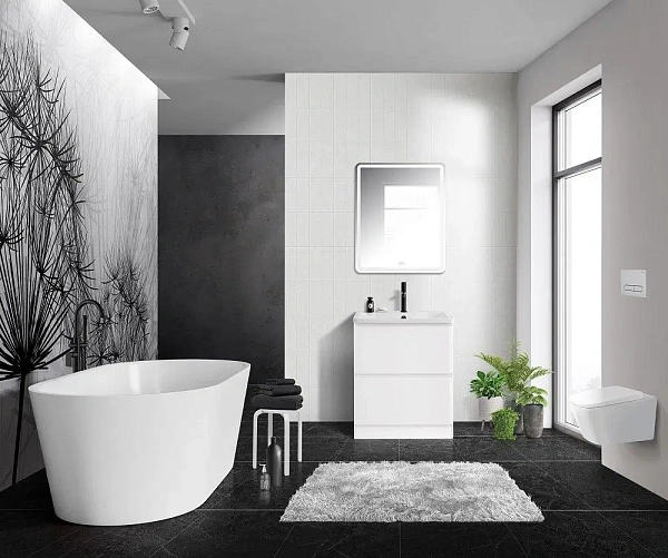 Тумба под раковину напольная BelBagno ALBANO-600-2C-PIA-BL, 60 см