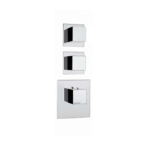 Встраиваемый смеситель с термостатом для ванны и душа Bossini Cube Z032203.030