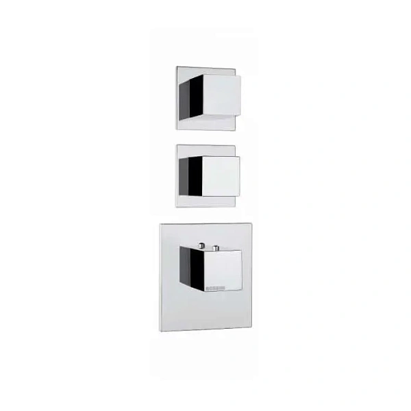 Встраиваемый смеситель с термостатом для ванны и душа Bossini Cube Z032203.030