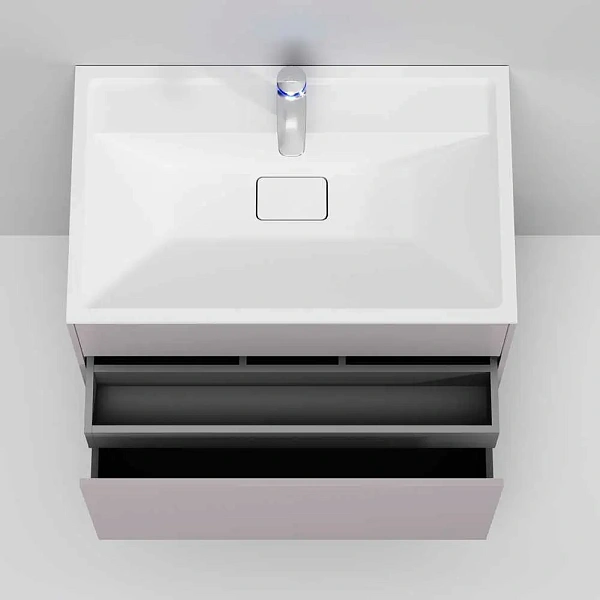 M50AFHX0803EGM Inspire V2.0, База под раковину, подвесная, 80 см, 3 ящика, push-to-open, элегантный