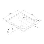 M8FWPC0600WM Func, Раковина мебельная, литьевой мрамор, 60 см, цвет белый матовый