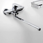 Смеситель для ванны с длинным изливом WasserKRAFT Dinkel 5802L