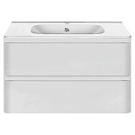 Тумба под раковину Vincea Vico 800 подвесная, 2 выкатных ящика soft close, G.White