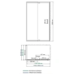 Душевой уголок WasserKRAFT Berkel 120х90 см 48P07