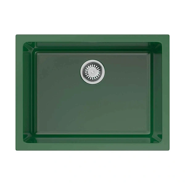 Omoikiri Okinoshima 61-U/I-RG Glossy Natceramic/royal green
