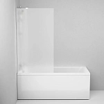 Стеклянная шторка для ванны AM.PM Gem 80х140 см, W90BS-080-140CM