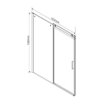 Душевой уголок Vincea Como VSR-1C8012CL, 1200*800, хром, стекло прозрачное