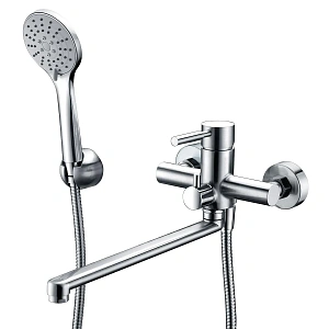 Смеситель для ванны с длинным изливом WasserKRAFT Main 4102L с душем