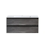 Тумба под раковину Vincea Luka 1000 подвесная, 2 выкатных ящика soft-close, G.Stone