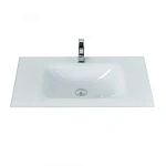 Стеклянная раковина BelBagno BB1010/465-LV-VTR-BL, 101.2 см