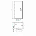 Душевой уголок WasserKRAFT Salm 100х90 см 27I22