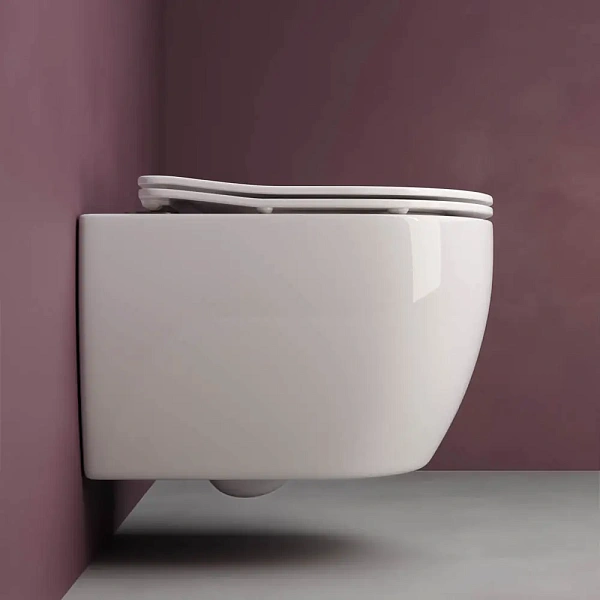 Система инсталляции для унитазов Tece TECEbase K440407 с кнопкой смыва + унитаз подвесной Ceramica Nova Play CN3001