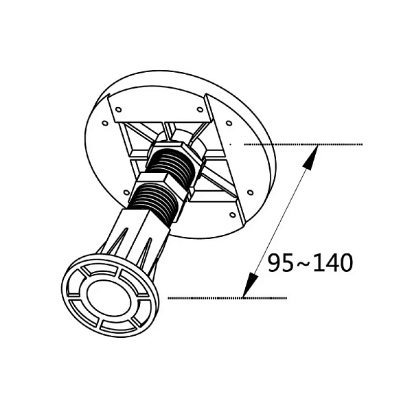 Ножки для душевого поддона Cezares TRAY-LEGS-AS-09