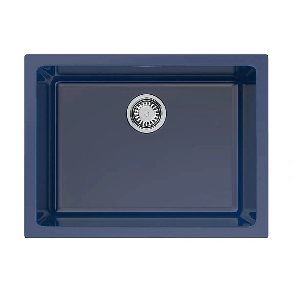 Omoikiri Okinoshima 61-U/I-IB Glossy Natceramic/indigo blue