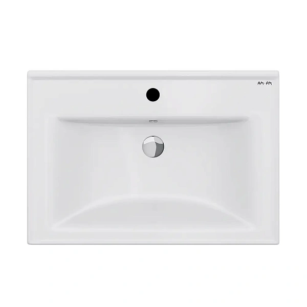 M85AWCC0652WG X-Joy, Раковина мебельная, керамическая, 65 см, встроенная, цвет: белый, глянец