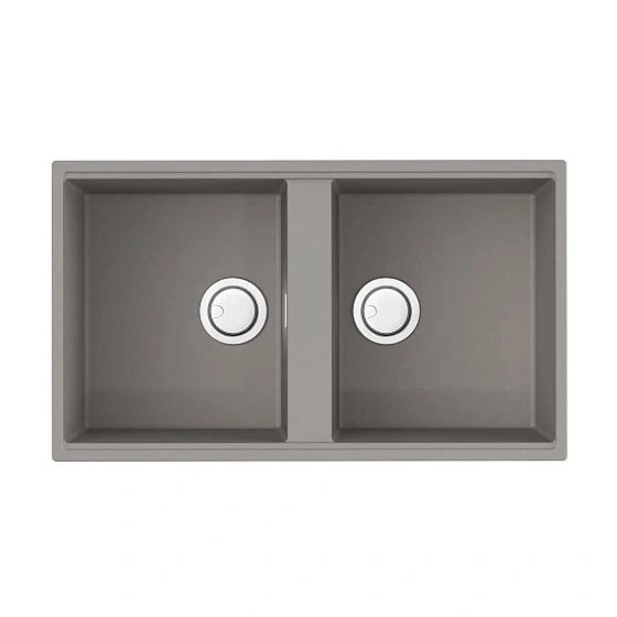Omoikiri Kitagawa 83-2-U-GR Artceramic/leningrad grey