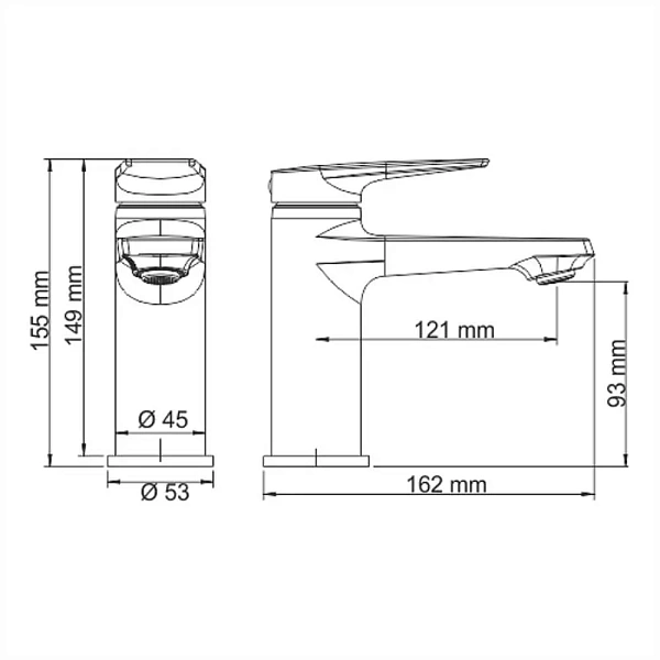 Смеситель для раковины WasserKRAFT Glan 6603
