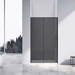 Душевая дверь Vincea Slim-N VDS-4SN120CGB, 1200, черный, стекло тонированное