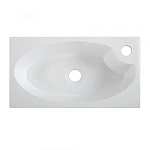 Раковина из искусственного мрамора BelBagno BB-460-PM-LVB, 45.5 см